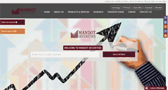 Desktop Screenshot of mandotsecurities.com